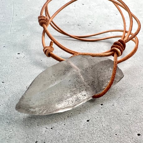 【カイラス産】天然ヒマラヤ水晶ペンダントトップ/Kailash Himalayan Quartz Pendant Top