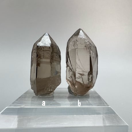 【ガウリシャンカール産】天然ヒマラヤスモーキークォーツポイントセット①/GauriShankar Himalayan Smoky Quartz Point Set
