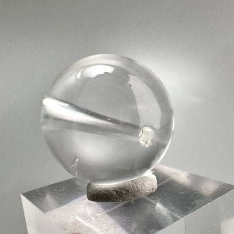 カイラス産"手磨き"天然ヒマラヤ水晶ビーズ① Kailash Himalayan Quartz beads