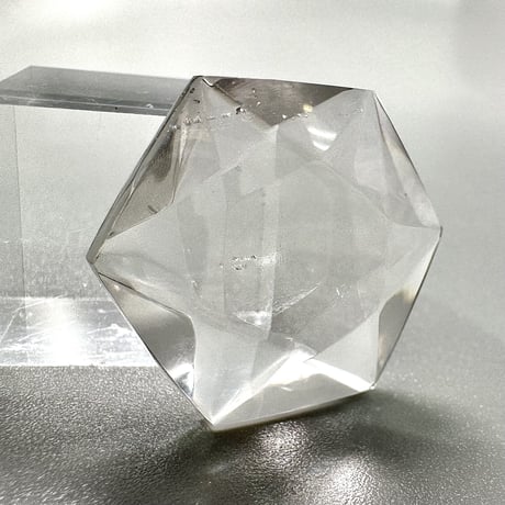 【ガネッシュヒマール産】天然ヒマラヤ水晶"ヘキサゴン六芒星"ルース/Ganesh Himal Himalayan Quartz Hexagon×Hexagram Loose