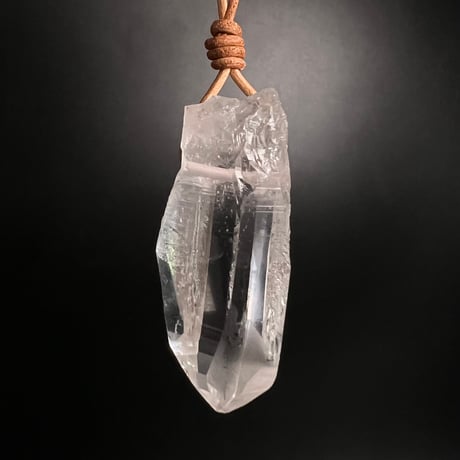 【アンナプルナ産】天然ヒマラヤ水晶ペンダント⑥/Annapurna Himalayan Quartz Pendant