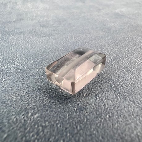 【ガウリシャンカール産】天然ヒマラヤスモーキークォーツ"手磨き加工"スクエアビーズ④/Gaurishankar Himalayan Smoky Quartz Square Beads