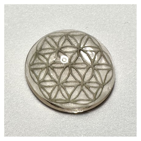 ガウリシャンカール産ヒマラヤスモーキークォーツ   "フラワーオブライフ" ルース7️⃣ Gaurishankar Himarayan Smorky Quartz