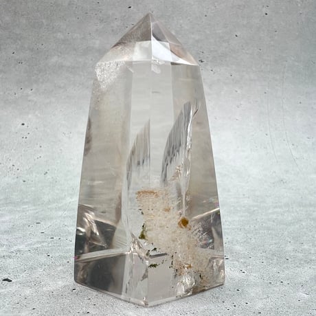 【ガネッシュヒマール産】レインボー入り天然ヒマラヤ水晶ポリッシュポイント/Ganesh Himal Rainbow In Himalayan Quartz Polish Point