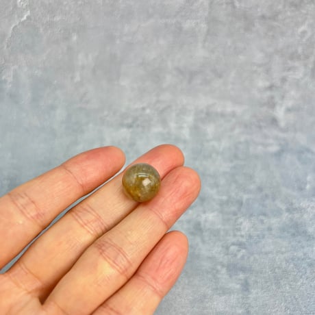 【ガネッシュヒマール産】アクチノライトイン天然ヒマラヤ水晶ビーズ②/Ganesh Himal Actinolite in Himalayan Quartz beads