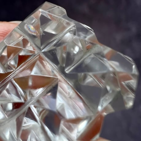 【マニハール産】 天然ヒマラヤ水晶"ピラミッドキューブ"⑦/Manihar Himalayan Quartz "Pyramid Cube"
