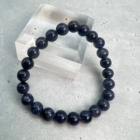 【天然サファイア】ブレスレット(約6.8mm/内径14cm)①/Sapphire Bracelet