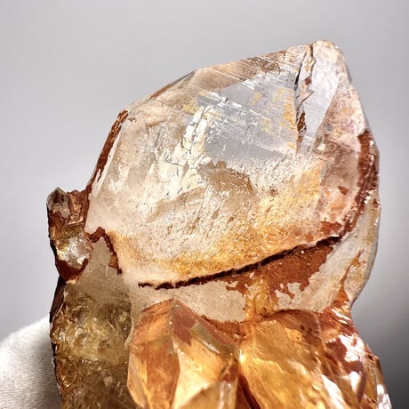 【ガネッシュヒマール産】リモナイトイン天然ヒマラヤ水晶 ⑨/Ganesh Himal Limonite in Himalayan Quartz