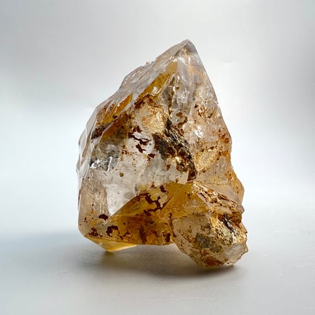 【ガネッシュヒマール産】リモナイトイン天然ヒマラヤ水晶/Ganesh Himal Limonite in Himalayan Quartz