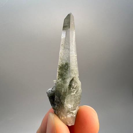 【ガネッシュヒマール産】クローライトイン天然ヒマラヤ水晶/Ganesh Himal Chlorite in Himalayan Quartz