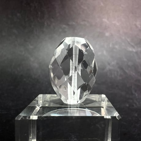 【カイラス産】天然ヒマラヤ水晶多面カットビーズ④/Kailash Himalayan Quartz Multi Cut Beads