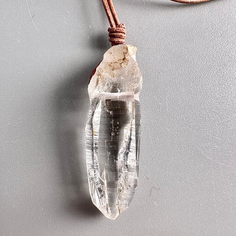 【ガネッシュヒマール産】 天然ヒマラヤ水晶ペンダント GaneshHimal Natural Pendant