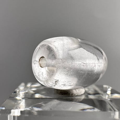カイラス産"手磨き"天然ヒマラヤ水晶 バレルビーズ/Kailash Himalayan Quartz Barrel beads