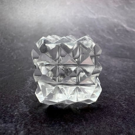②/Manihar Himalayan Quartz "Pyramid Cube"