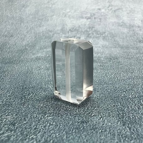 【ガネッシュヒマール産】天然ヒマラヤ水晶"手磨き加工"スクエアビーズ⑥/Ganesh Himal  Himalayan Quartz Square Beads