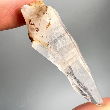 【ガネッシュヒマール産】リモナイトイン天然ヒマラヤ水晶ペンダントトップ/Ganesh Himal Natural Pendant Top
