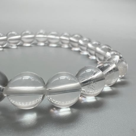 【ガネッシュヒマール産】天然ヒマラヤ水晶デザインブレスレット/Ganesh Himal Himalayan Quartz Design Bracelet