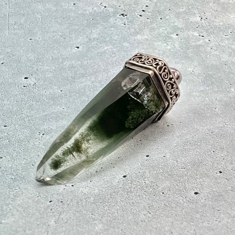 【ガネッシュヒマール産】天然ヒマラヤ水晶 シルバー925ペンダントトップ/Ganesh Himal Himalayan Quartz S/V925 Pendant Top