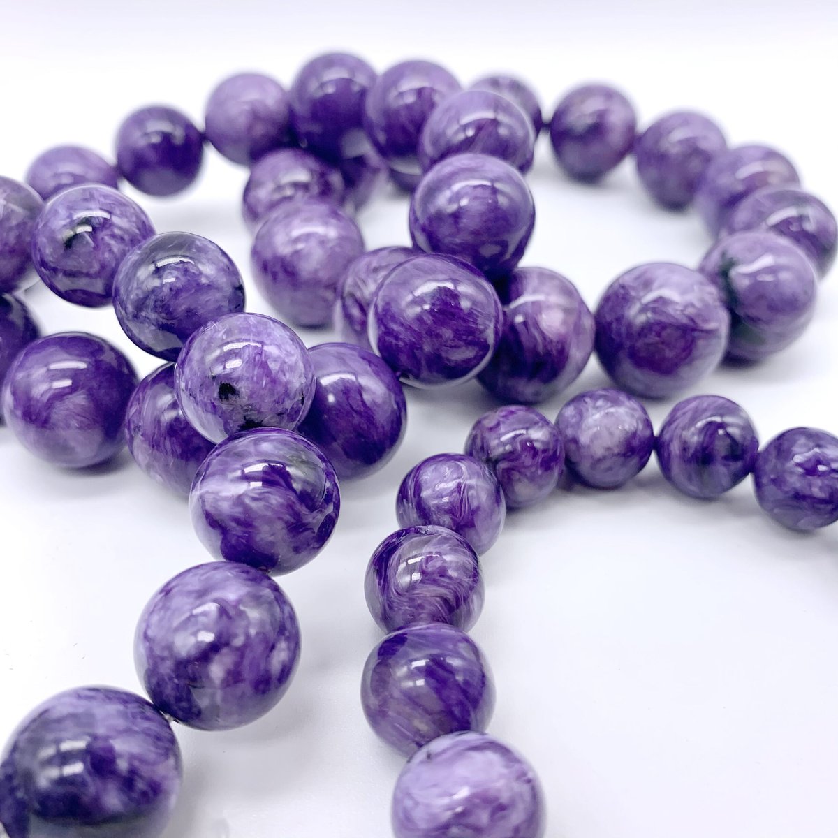 チャロアイトブレスレット (18mm)/Charoite Bracelet | RUNTA