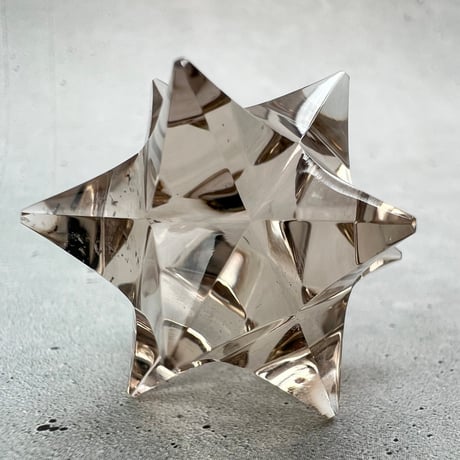【ガウリシャンカール産】天然ヒマラヤスモーキークォーツ アステロイド⑤/Gaurishankar HimalayanSmoky Quartz "Asteroid"Super Markaba Star