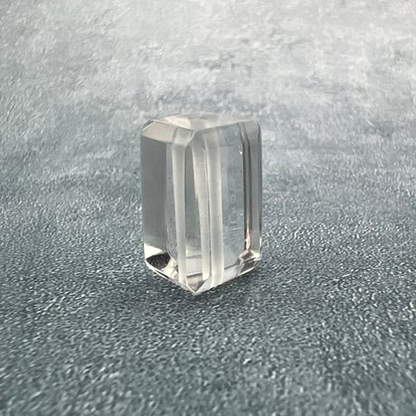 【ガネッシュヒマール産】天然ヒマラヤ水晶"手磨き加工"スクエアビーズ④/Ganesh Himal  Himalayan Quartz Square Beads