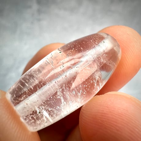 【カイラス産】天然ヒマラヤ水晶バレルビーズ①/Kailash Himalayan Quartz Barrel Beads