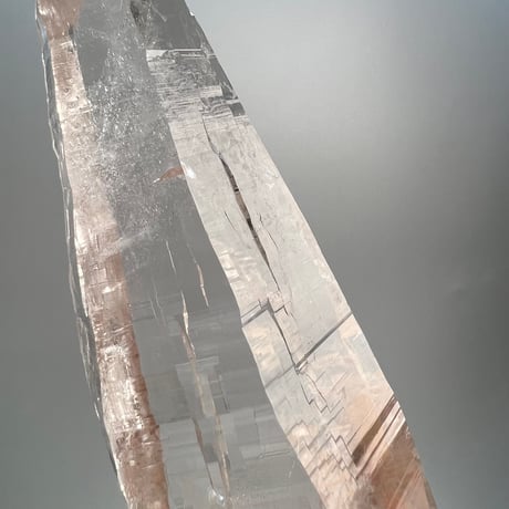 ハイクオリティ【ガネッシュヒマール産】天然ヒマラヤ水晶/Ganesh Himal Limonite in Himalayan Quartz