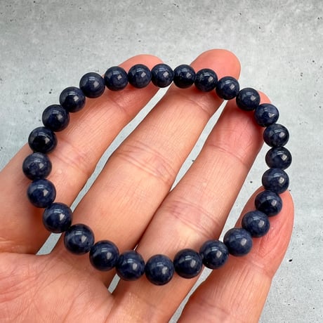 【天然サファイア】ブレスレット(6.8mm/15cm)②/Sapphire Bracelet