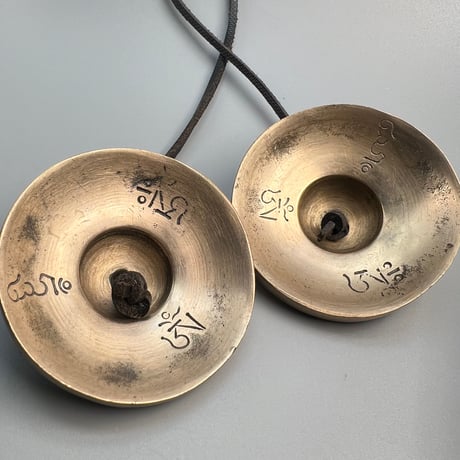 【ティンシャ】アスタマンガル(7cm)/Tingsha Ashtamangala🇳🇵made in Nepal