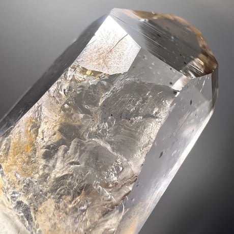 ハイクオリティー【ガネッシュヒマール産】リモナイトイン天然ヒマラヤ水晶/High Quality Ganesh Himal Limonite in Himalayan Quartz