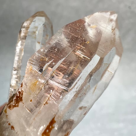 【ガネッシュヒマール産】リモナイトイン天然ヒマラヤ水晶/Ganesh Himal Limonite Himalayan Quartz