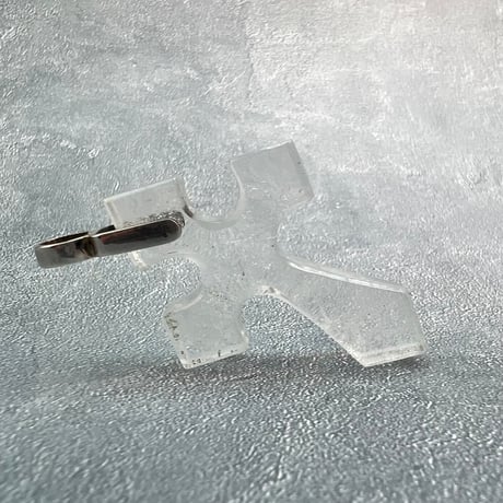 【ガネッシュヒマール産】天然ヒマラヤ水晶クロスペンダントトップ④/Ganesh Himal Himalayan Quartz Cross Pendant Top