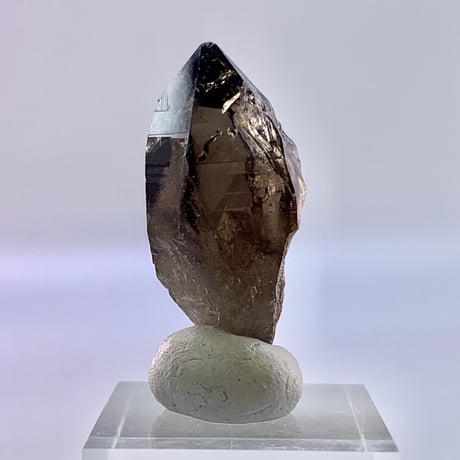 ガウリシャンカール産天然ヒマラヤスモーキークォーツポイント/GauriShankar Himalayan Smoky Quartz Point