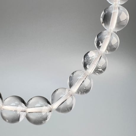 【ガネッシュヒマール産】"手磨き加工"ヒマラヤ水晶 デザインブレスレット/GaneshHimal Design Bracelet