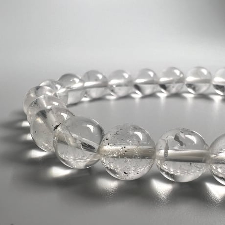 【ガネッシュヒマール産】天然ヒマラヤ水晶ブレスレット8mm内径15cm/Ganesh Himal Himalayan Quartz Bracelet