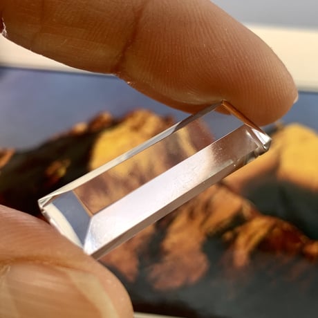 【ガネッシュヒマール産】天然ヒマラヤ水晶 長方形ルース / Ganesh Himal Himalayan Quartz Rectangle Loose