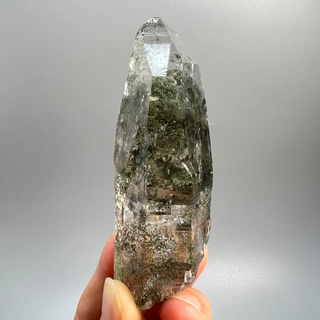 【ガネッシュヒマール産】クローライトイン天然ヒマラヤ水晶/Ganesh Himal Chlorite in Himalayan Quartz