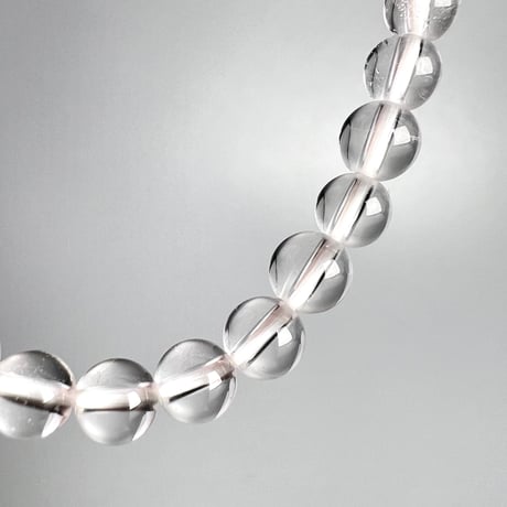 【ハイクオリティー】ガネッシュヒマール産天然ヒマラヤ水晶ブレスレット6mm内径15cm/High Quality Ganesh Himal Himalayan Quartz Bracelet