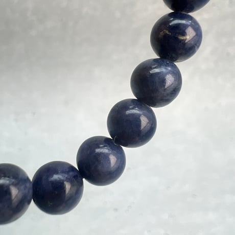 【天然サファイア】ブレスレット(6.8mm内径14cm)③/Sapphire Bracelet
