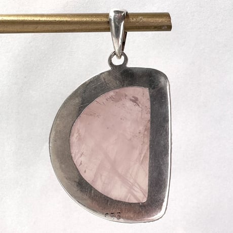 マダガスカル産ローズクォーツペンダントトップ4️⃣ (シルバー925)/Rosequartz Pendant Top