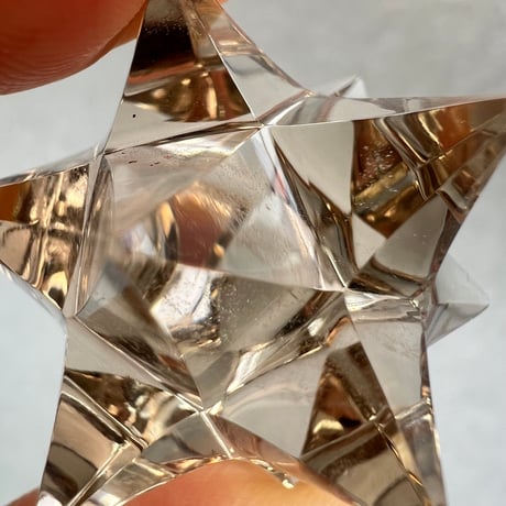 【ガウリシャンカール産】天然ヒマラヤスモーキークォーツ アステロイド①/Gaurishankar HimalayanSmoky Quartz "Asteroid"Super Markaba Star