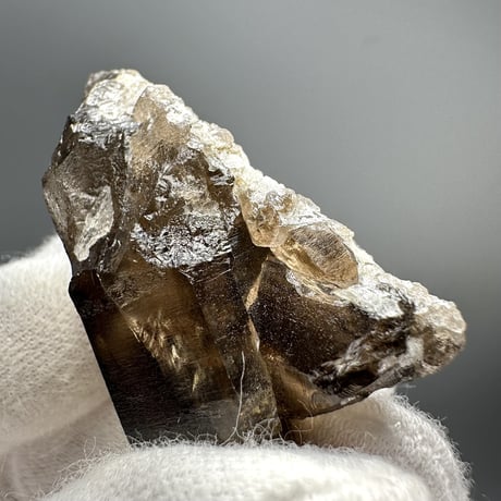 ガウリシャンカール産天然ヒマラヤスモーキークォーツミニクラスター/GauriShankar Himalayan Smoky Quartz