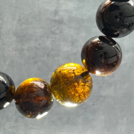ネパール産🇳🇵ヒマラヤドラバイトトルマリン ブレスレット11~12mm内径16/Nepal Himalayan dravite tourmaline Bracelet