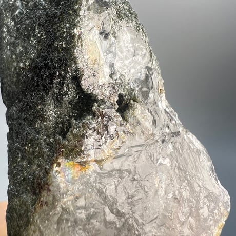 【ガネッシュヒマール産】クローライトイン天然ヒマラヤ水晶/Ganesh Himal Chlorite in Himalayan Quartz
