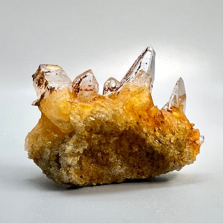 【ガネッシュヒマール産】リモナイトイン天然ヒマラヤ水晶クラスター/Ganesh Himal Limonite in Himalayan Quartz Cluster