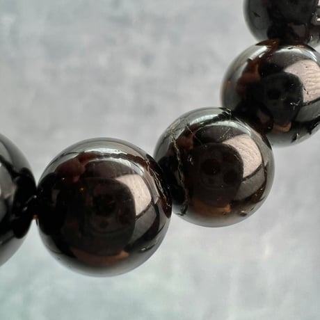 ネパール産🇳🇵ヒマラヤドラバイトトルマリン ブレスレット10mm内径15.5/Nepal Himalayan dravite tourmaline Bracelet