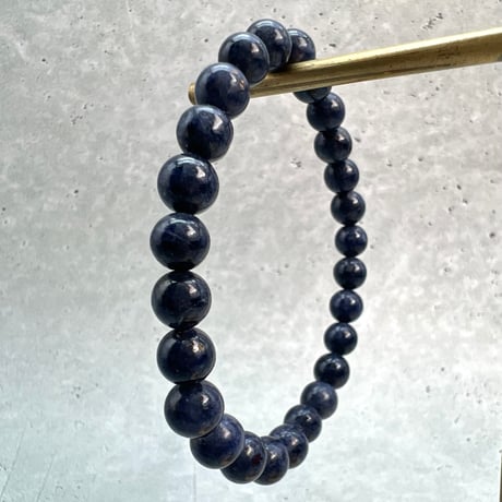 【天然サファイア】ブレスレット(7mm/内径16cm②/Sapphire Bracelet