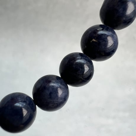【天然サファイア】ブレスレット(7mm/内径16cm②/Sapphire Bracelet