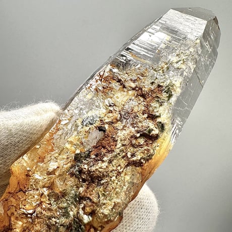 ハイクオリティ【ガネッシュヒマール産】リモナイトイン天然ヒマラヤ水晶③/High Quality Ganesh Himal Limonite in Himalayan Quartz