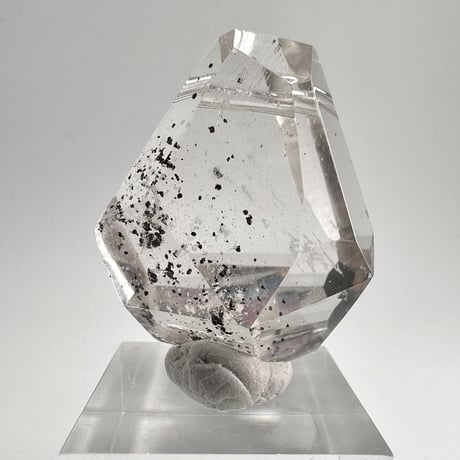 【ガネッシュヒマール産】雲母入り天然ヒマラヤ水晶 ペンダントトップ Ganesh Himal Mica in Himalayan Quartz  Pendant Top